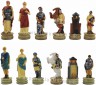 Подарочные шахматы "Древний Рим и Греция" с доской-ларцом вишня